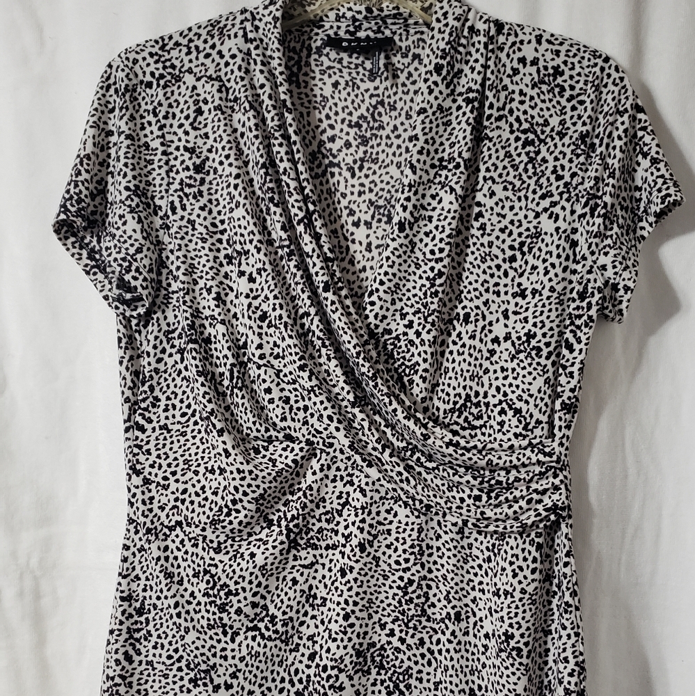 Animal print blouse